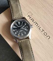 Hamilton, Khaki Field, Titanium, Automatic, 38mm, model H70205830, (full set)