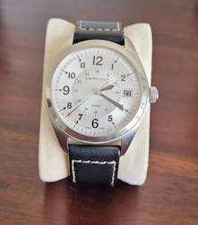 Hamilton, Khaki Field Quartz, 40mm, Silver dial, model H685510