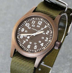 Hamilton, Khaki Field, Mechanical, Green dial, 38mm, H694490