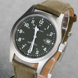 Hamilton Khaki Field Mechanical, Green dial, 38mm, H69439363