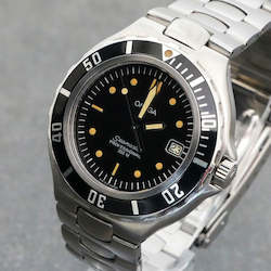 Omega Seamaster 200m (Pre-bond, vintage, Circa 2000), 36mm, Black Dial, Quartz