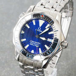 Omega Seamaster 300m, Blue dial, Quartz, 36.25mm, model - 2263.80.00