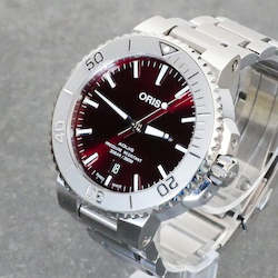 Oris Aquis, Cherry Dial, Automatic, 41.5mm, 01 733 7766 4158-07 8 22 05PEB