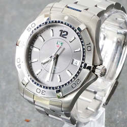 Tag Heuer, Aquaracer, 39mm, Grey dial, Quartz, WAF111E.BA0801