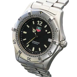 Tag Heuer 2000 Professional, Black dial, Quartz, 38mm, model WK1110 (In Stock Item)