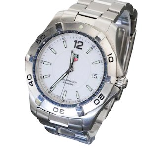 Tag Heuer, Aquaracer, 39mm, White dial, Quartz, WAF1110.BA0800 (In Stock Item)