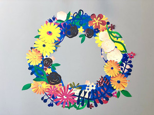 Restickable floral wreath [R] tinch-html5