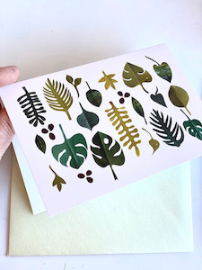 Botanical composition - blank card tinch-html5