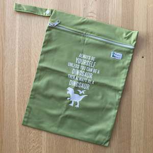 Always be a dinosaur (medium wet bag)