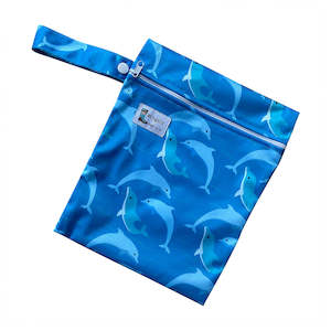 All Wet Bags Inbetweener Wet Bags: Dolphin Pod (inbetweener wet bag)