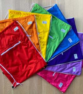 Block colour Drawstring (large wet bag)