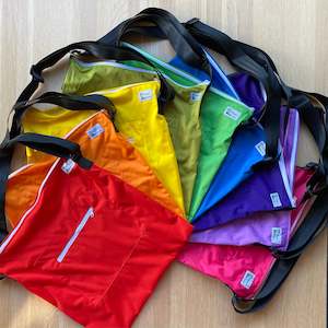 All Wet Bags: Block colour 'The Square' (crossbody wet bag)