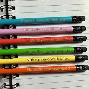 Naturally uncoordinated - Pencils by Make-A-Point