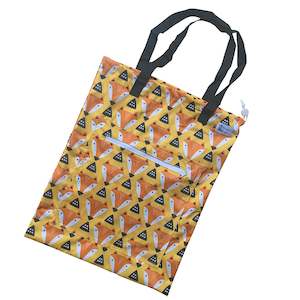 Fox Face Tote (large wet bag)