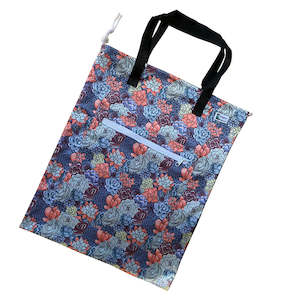 Large Tote: Succulents Tote (large wet bag)