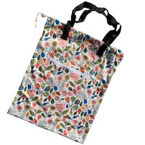 Large Tote: In the garden Tote (large wet bag)