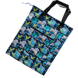 Dinosaurs Tote (large wet bag)