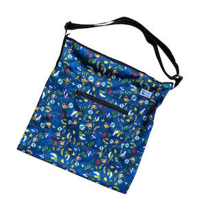 NZ Birds by Ellen G 'The Square' (crossbody wet bag)