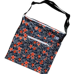 Large Square: Starfish 'The Square' (crossbody wet bag)