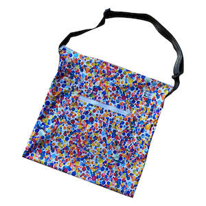 Large Square: Totally Dotty 'The Square' (crossbody wet bag)