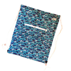 Waves Drawstring (large wet bag)