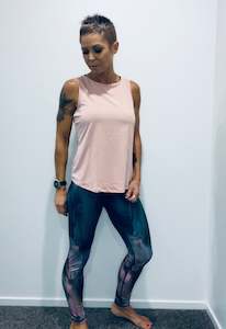 Womenswear: Active wear cut out back sports tank