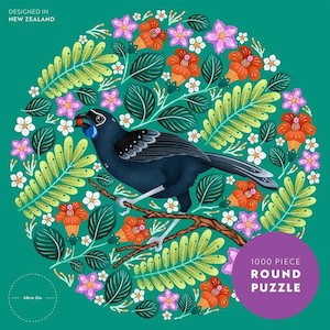 Round Puzzle 1000 Piece- N.I Kokako