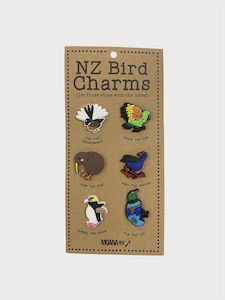 Shoe Charms Set - NZ Birds