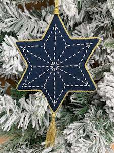 Sashiko Christmas Stars