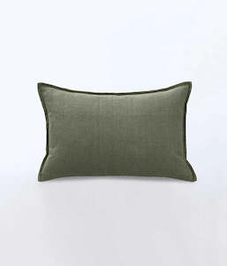 Linen Cushion Olive