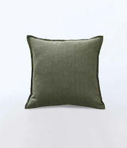 Linen Cushion Olive