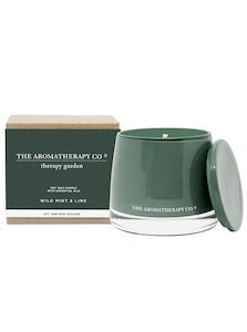 The Aromatherapy Co: Therapy Garden Candle - Wild Lime and Mint