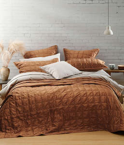 M.M Linen Meeka Comforter Set Ginger