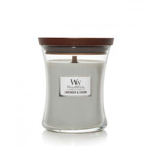 Woodwick Lavender & Cedar Medium