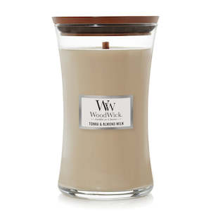 Woodwick Tonka & Almond Milk Large