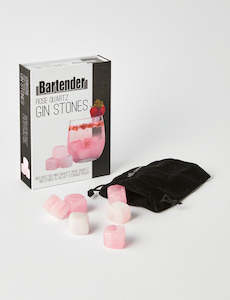 Bartender Rose Quartz Gin Stones