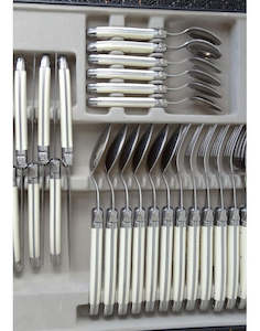 Ivory Laguiole 24 Cutlery Set Gift Box