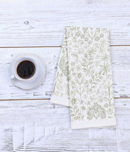 Lill Sage Tea Towel