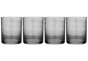 Glassware: Linear Etched Tumbler