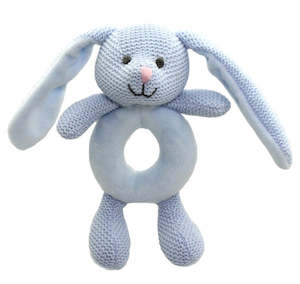 Rabbit Rattle Blue