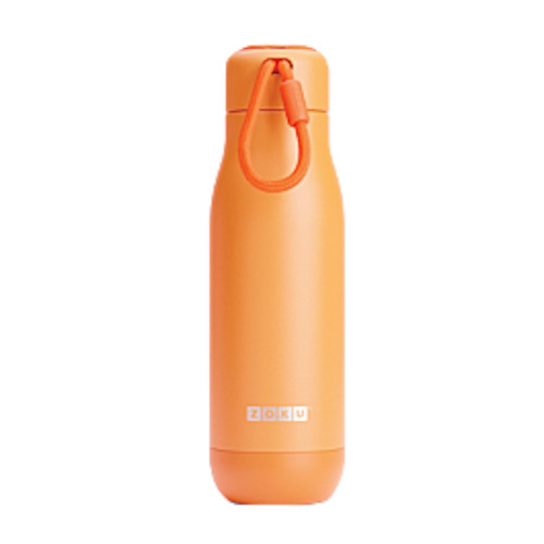 Zoku Travel Flask Matt Orange t leaf T