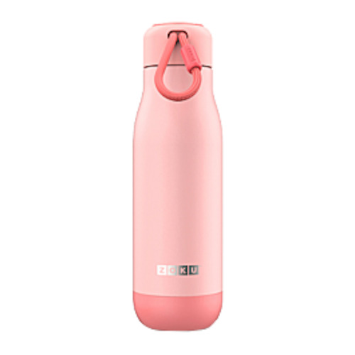 Zoku Travel Flask Matt Coral t leaf T