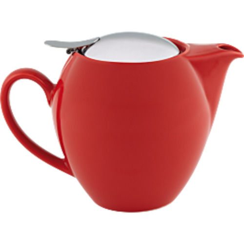 Teapot Zero 580ml tomato red t leaf T