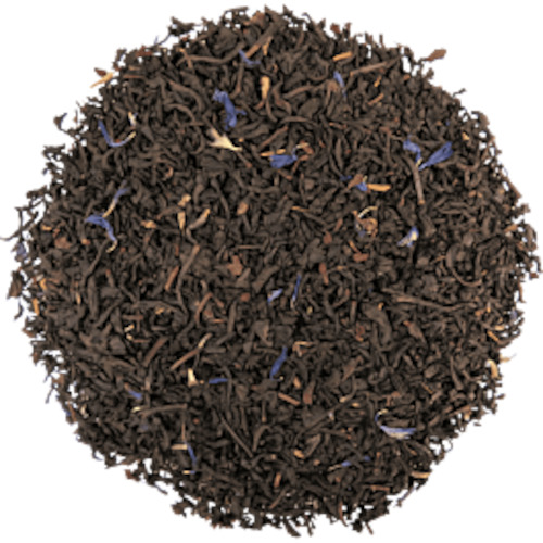 Black tea - earl grey blue flower t leaf T