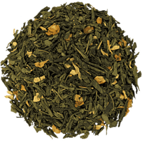 Green tea - ginger quince t leaf T