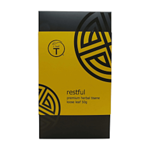 Tea wholesaling: Herbal tea - restful t leaf T