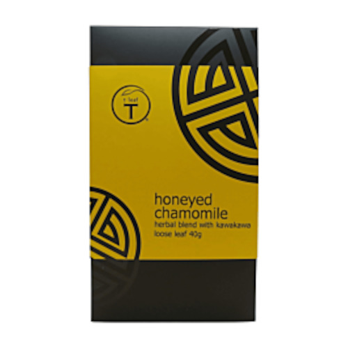 Herbal tea - honeyed chamomile with kawakawa t leaf T