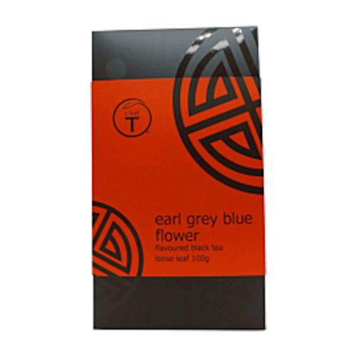 Black tea - earl grey blue flower t leaf T