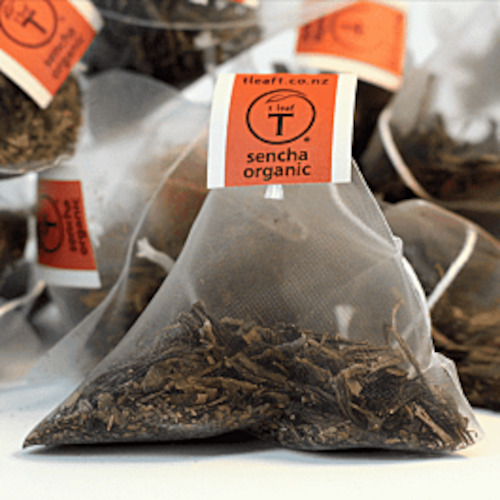 Pyramid teabags - sencha organic t leaf T