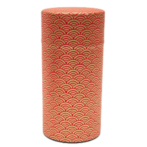 Tea wholesaling: Tea Canister - Red Wave t leaf T